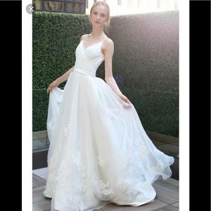 Kelly Faetanini Silk Organza wedding Dress